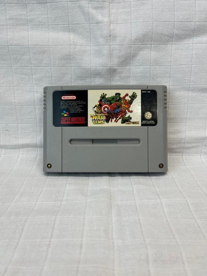 Marvel Super Heroes in War of the Gems - Zeldzaam!, Spelcomputers en Games, Games | Nintendo Super NES, Gebruikt, Avontuur en Actie
