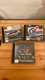3 stuks playstation 1 spellen: Gran Turismo 1 en 2 / Toca 2, 1 speler, Racen en Vliegen, Ophalen of Verzenden, Zo goed als nieuw