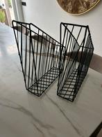 2x mat donker groene tijdschriften cassete, Huis en Inrichting, Woonaccessoires | Krantenbakken en Lectuurbakken, Ophalen of Verzenden