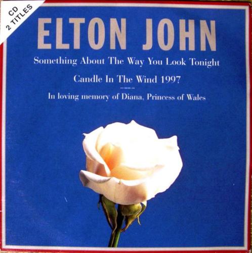 ELTON JOHN - SOMETHING ABOUT THE WAY YOU LOOK TONIGHT (CD-SI, Cd's en Dvd's, Cd Singles, Zo goed als nieuw, Pop, 1 single, Ophalen of Verzenden