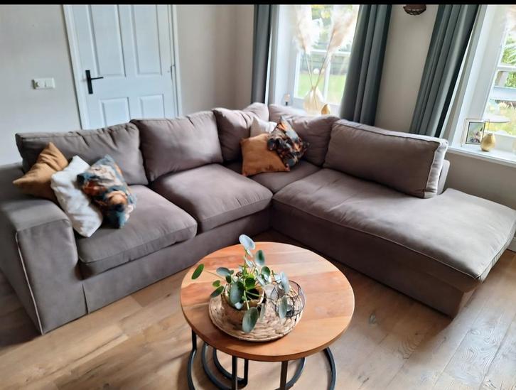 Comfortabele Hoekbank te Koop!, Huis en Inrichting, Banken | Complete zithoeken, Gebruikt, Stof, Ophalen of Verzenden