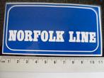 sticker norfolk line logo norfolkline, Verzenden, Zo goed als nieuw, Bedrijf of Vereniging