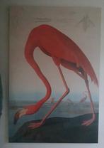Grote wanddecoratie met flamingo's, Huis en Inrichting, Woonaccessoires | Schilderijen, Tekeningen en Foto's, Schilderij, 125 cm of meer