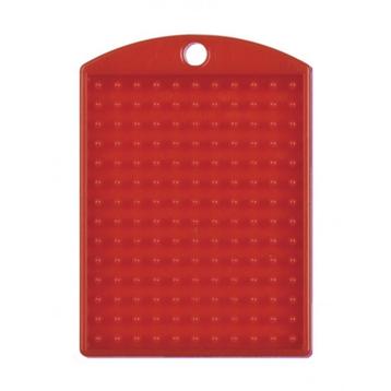 Pixelhobby medaillon plaatje 3 x 4 cm rood beschikbaar voor biedingen
