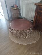 Ijzeren salontafel rond, Ophalen, 50 tot 100 cm, Rond, 50 tot 100 cm