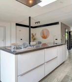 T.e.a.b. kookeiland met granieten blad & apparatuur, Ophalen, Gebruikt, Wit, Graniet of Steen