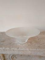 Diepe schaal van glas, Huis en Inrichting, Woonaccessoires | Schalen en Manden, Ophalen of Verzenden, Zo goed als nieuw, Glas