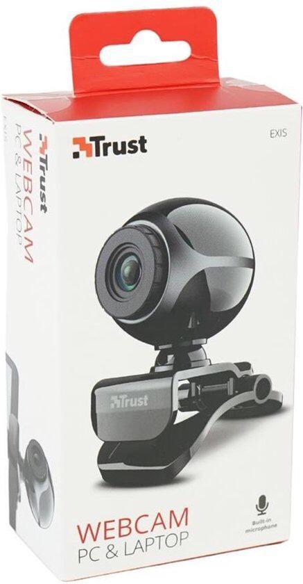 Trust Exis - Webcam, Computers en Software, Webcams, Nieuw, Windows, Microfoon, Ophalen of Verzenden