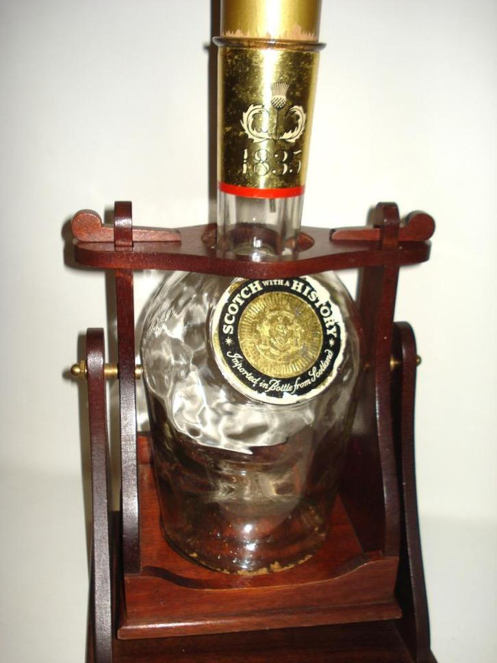WHISKEY Fles, Houder, Schenker, OLD SMUGGLER SCOTCH WHISKEY, Antiek en Kunst, Antiek | Glas en Kristal, Ophalen of Verzenden