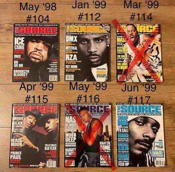 The Source hiphop magazine, 27 stuks beschikbaar voor biedingen