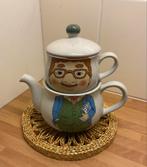 Set theepot met kopje, Ophalen of Verzenden, Zo goed als nieuw, Overige stijlen, Kop(pen) en/of Schotel(s)