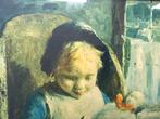 Prent naar schilderij Huismoedertje van Evert Pieters., Ophalen of Verzenden