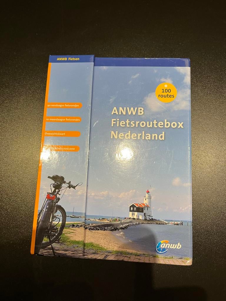 ANWB Fietsroutebox Nederland - Complete fietsroutes, Boeken, Atlassen en Landkaarten, Zo goed als nieuw, Landkaart, Nederland