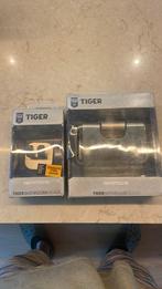 Tiger wc rol houder rvs + handdoekhaak, Ophalen of Verzenden, Zo goed als nieuw, Overige kleuren, Overige typen