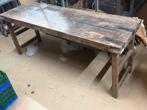 Oude houten inklapbare markttafel stoer sober landelijk, .., Gebruikt, .., Ophalen