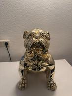 Gouden Bulldog Beeld - Decoratief, Ophalen of Verzenden, Zo goed als nieuw, Kunststof, Dierenbeeld
