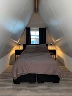 Boxpring bed zwart inclusief matras | 140 x 200, Ophalen, Zwart, Tweepersoons, 140 cm