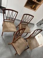 Set van 4 eettafelstoelen, A.A. Patijnjaren ’50, Huis en Inrichting, Hout, Gebruikt, Vier, Ophalen