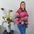 Top/Blouse GG Print Multicolor Rood (One Size), Maat 38/40 (M), Nieuw, Lange mouw, Verzenden