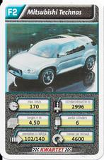 Kw4299 autokaartje f2 mitsubishi technas, Ophalen of Verzenden, Zo goed als nieuw, Auto's