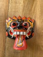Barong masker houtsnijwerk Indonesie handbeschilderd vintage, Antiek en Kunst, Kunst | Niet-Westerse kunst, Ophalen