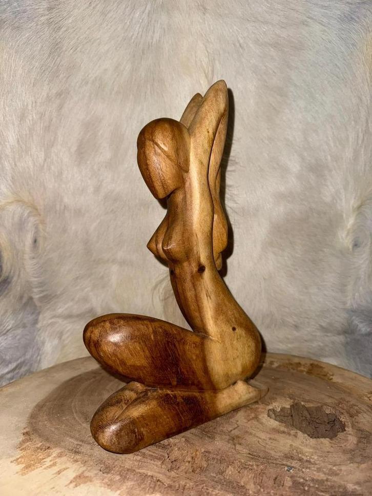 Yoga Lady hout handgemaakt, Sport en Fitness, Yoga en Pilates, Nieuw, Yoga-accessoire, Verzenden