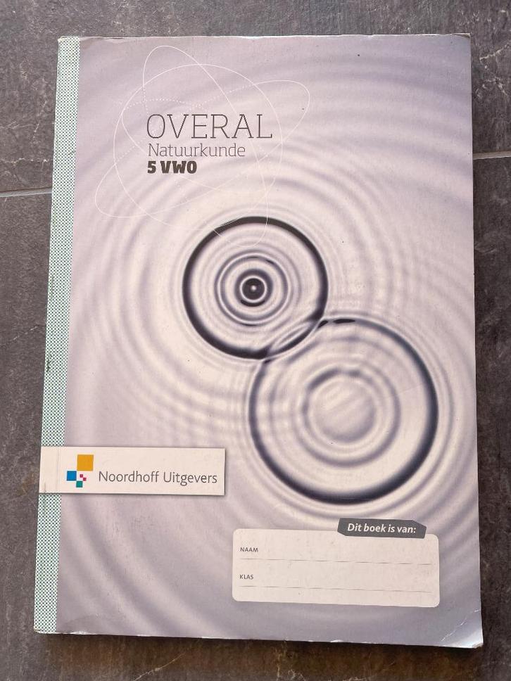 Overal Natuurkunde 5 Vwo leerboek, Boeken, Schoolboeken, Zo goed als nieuw, Natuurkunde, VWO, Ophalen of Verzenden