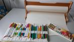 Kinder papierrolhouder   kleurpotloden +stiften, Ophalen of Verzenden, Gebruikt, Materiaal
