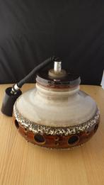 prachtige jaren '70 hanglamp van keramiek, Ophalen of Verzenden, Gebruikt, Overige materialen, Minder dan 50 cm