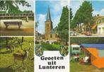 Kr1423 Gelopen ansichtkaart groeten uit lunteren, Ophalen of Verzenden, 1980 tot heden, Gelopen, Gelderland
