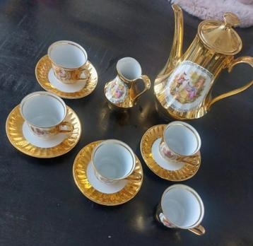 Te koop Gouden Wundiesel Koffie/Thee Servies beschikbaar voor biedingen