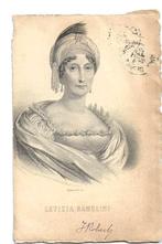 napoleon  moeder letizia ramolini  1920, Verzamelen, Ansichtkaarten | Themakaarten, Verzenden, Voor 1920, Gelopen, Sterren en Beroemdheden