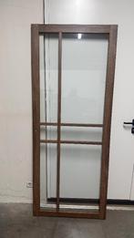 Donker eiken deur 83.0 x 211.5 Opdek rechts, 80 tot 100 cm, 215 cm of meer, Binnendeur, Ophalen of Verzenden