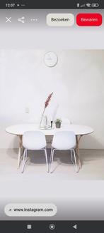 Stoelen 4 X wit, Ophalen, Wit, Twee