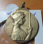 Antique 1919 belgium gilded silver (9.8 Gr.) Jean lecroart, Verzenden, Overige materialen, Buitenland