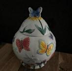 Prachtige pot met vlinders, Ophalen of Verzenden
