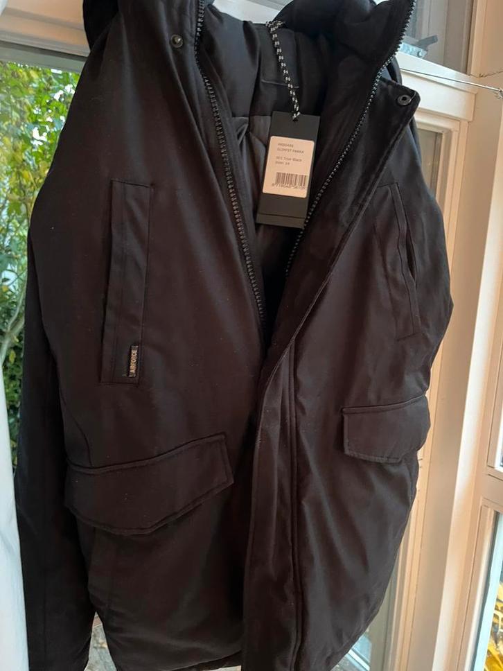 Winterjas airforce 14y zwart, Kleding | Heren, Jassen | Winter, Zo goed als nieuw, Overige maten, Zwart, Ophalen of Verzenden
