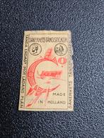 Luciferetiket - Made in Holland, Ophalen of Verzenden, Gebruikt