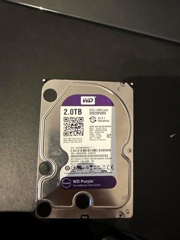 WD Purple 2TB HDD - Bewakingscamera Harde Schijf beschikbaar voor biedingen