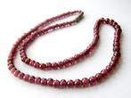 Prachtige Granaat ketting collier, Ophalen, Zo goed als nieuw, Steen of Mineraal, Met edelsteen