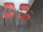 Oud-roze kick eetkamerstoelen zgan, Huis en Inrichting, Stoelen, Ophalen, Twee, Overige kleuren, Zo goed als nieuw