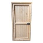Blokhutdeur | tuinhuisdeur | deur | blokhut deur | tuinhuis, Tuin en Terras, Tuinhuizen, Ophalen, Nieuw, Hout, Blokhut