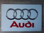 Audi 20x30 cm Reclamebord, Ophalen of Verzenden, Nieuw, Reclamebord