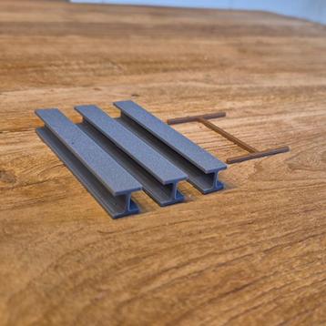 H Profiel als Lading 8cm Lengte (Set van 3) – 1-50 beschikbaar voor biedingen