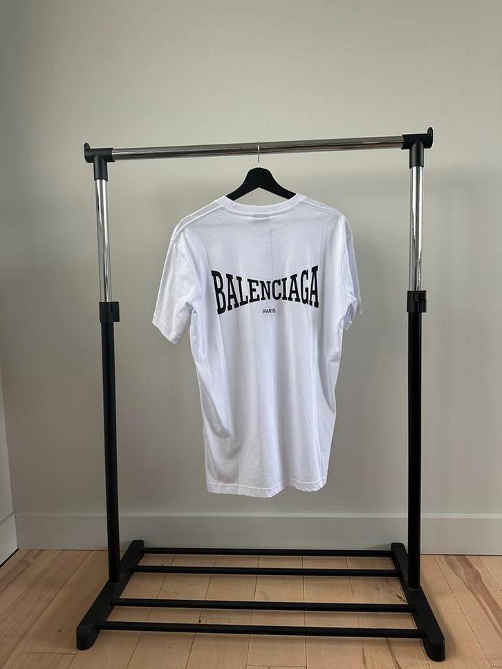 Balenciaga T-shirt Wit, Kleding | Heren, T-shirts, Nieuw, Overige maten, Wit, Ophalen of Verzenden