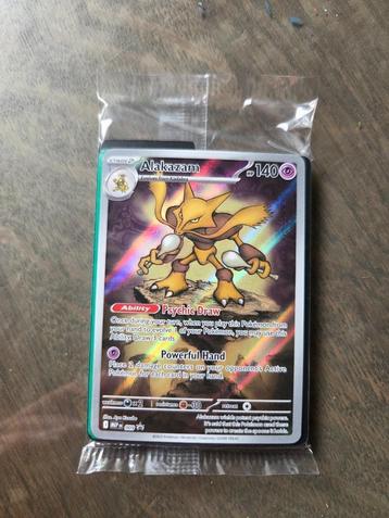 Sealed Alakazam MEP009 Mega Evolution Promo Pokemonkaart beschikbaar voor biedingen