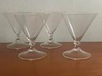 Gerard Muller: 4 Funnel glazen Josephinenhütte, Schreiberhau, Antiek en Kunst, Antiek | Glas en Kristal, Ophalen of Verzenden