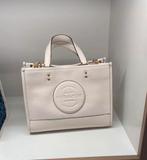Coach new york bag vierkant tas, Verzenden, Zo goed als nieuw, Wit, Handtas