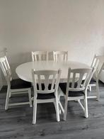 Eettafel uitklapbaar, Huis en Inrichting, Tafels | Eettafels, Ophalen, Zo goed als nieuw, Vijf personen of meer, 100 tot 150 cm