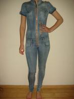 MET jumpsuit maat 28 = 36 skinny catsuit denimblauw en grijs, Kleding | Dames, Jumpsuits, Blauw, Zo goed als nieuw, Maat 36 (S)